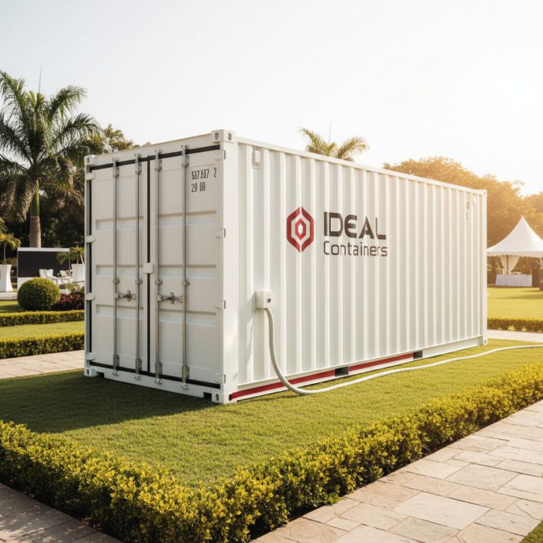 Diverse range of completed shipping container projects in Kenya, including homes, offices, and retail units by IDEAL Containe