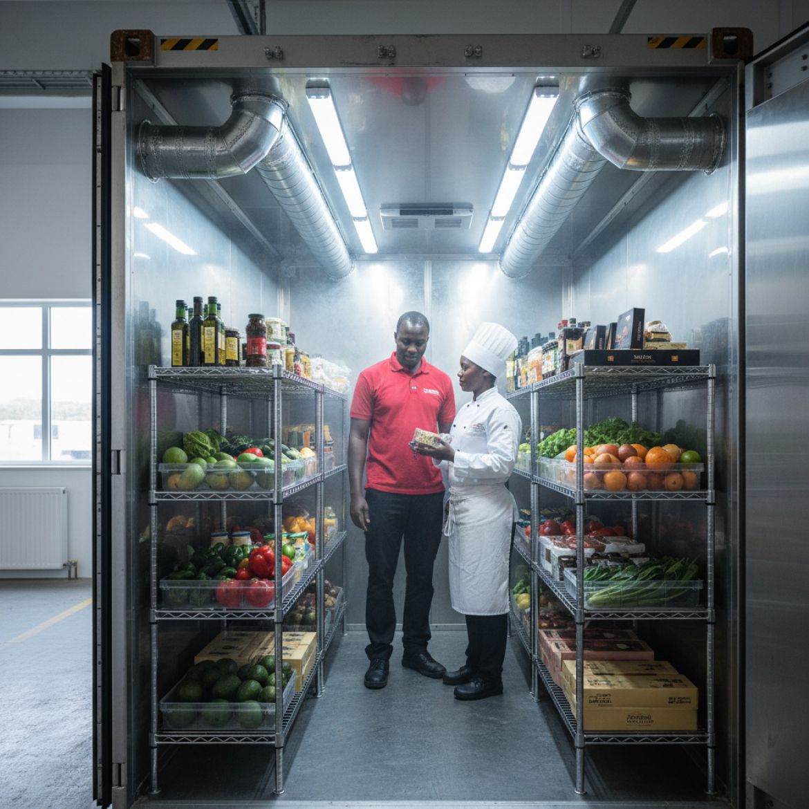IDEAL Containers Food & Beverage Cold Storage container for fresh produce in Kenya