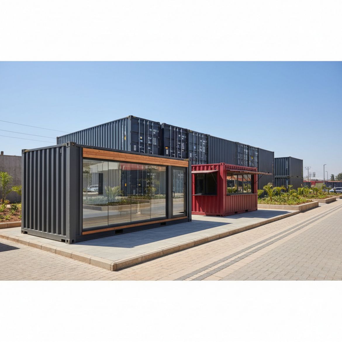 IDEAL Containers Gallery showcasing diverse container projects in Kenya